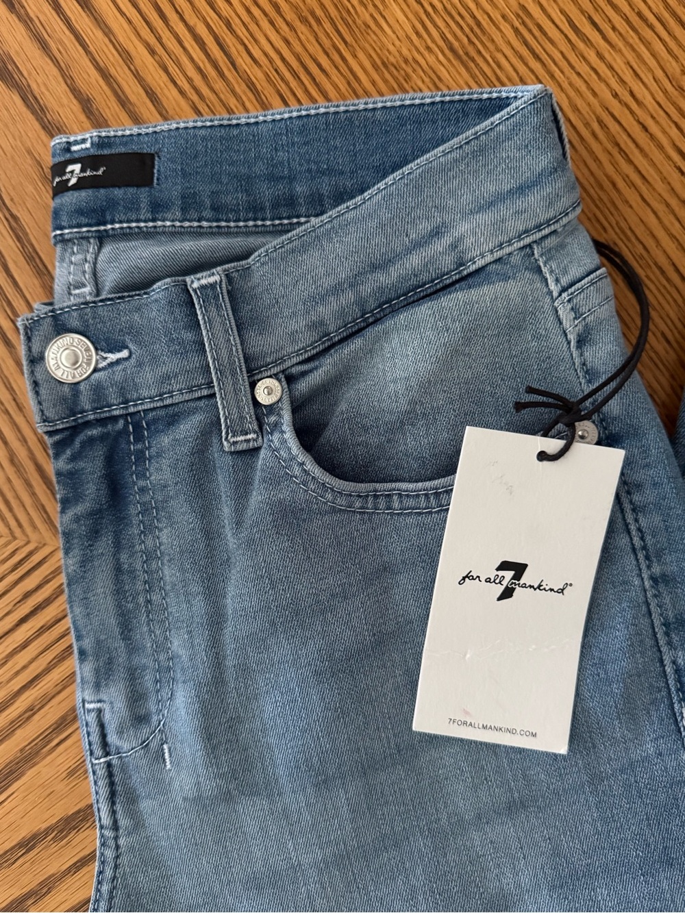 7 For All Mankind Dojo Tailorless Flare Leg Jeans - Slim Illusion - Picture 6 of 8